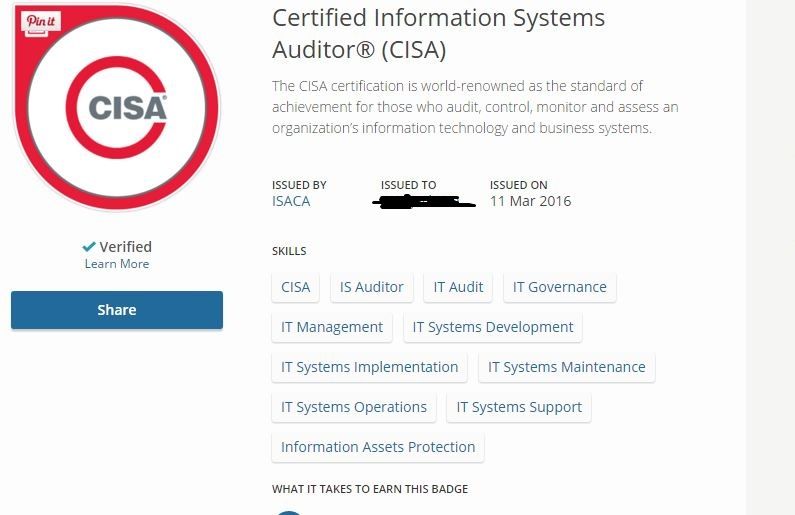 Visual CISA Cert Test